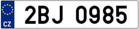 Truck License Plate